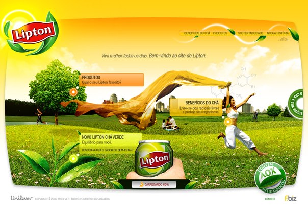 Успех Lipton или как добится кликабельности 75%