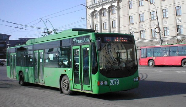 На улицы Оренбурга вышли вологодские троллейбусы